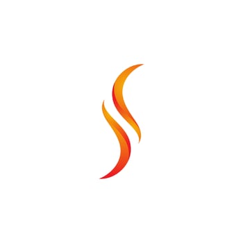 flame icon fire vector design