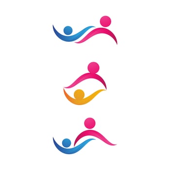 Community, network and social icon vector