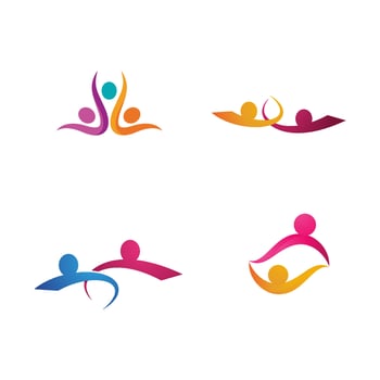 Community, network and social icon vector