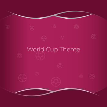 Purple gradient background with metallic line and ball circle shape suitable for world cup 2022 qatar background.  Square gradient background vector