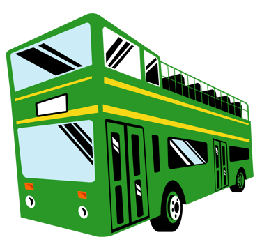 double decker coach bus png