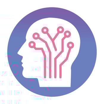 Trendy Artificial Intelligence vector