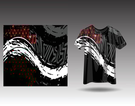Tshirt sport grunge background for extreme jersey team  racing  cycling football gaming  backdrop wallpaper vector