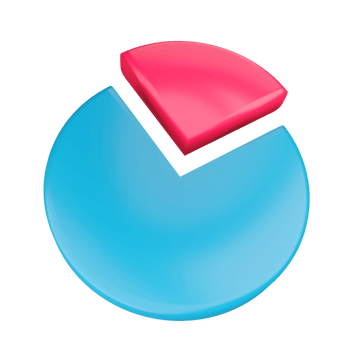 Business Graph. 3D rendering. png