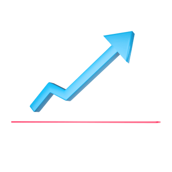 Business Graph. 3D rendering. png