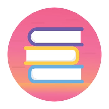 Trendy Books Concepts vector