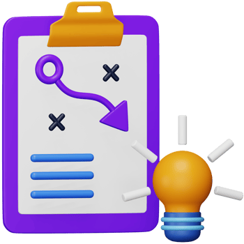 Strategy 3d rendering isometric icon. png