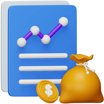 Budget 3d rendering isometric icon. png