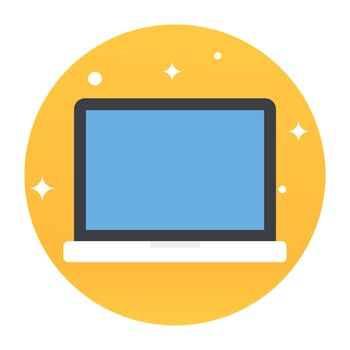 Trendy Laptop Concepts vector