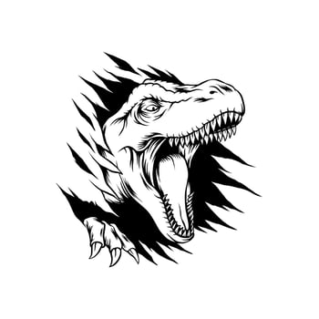 Tyrannosaurus rex vector