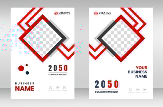 corporate modern Business Book Cover Design Template in A4 size. Can be use to Brochure, book cover, Annual Report, Corporate Presentation, Flyer, Magazine. vector