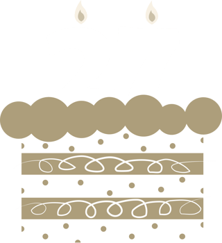 birthday cake decoration element illustration png