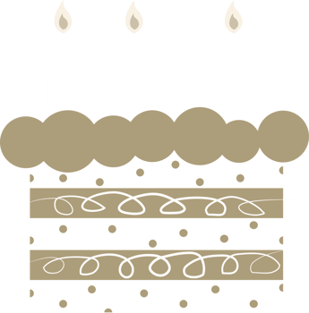 birthday cake decoration element illustration png
