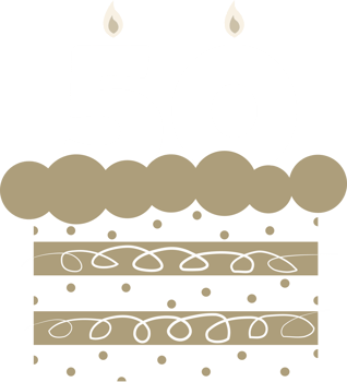 birthday cake decoration element illustration png