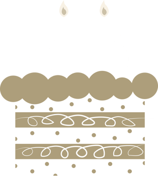 birthday cake decoration element illustration png