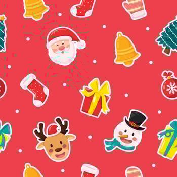 Christmas Seamless Pattern Background vector