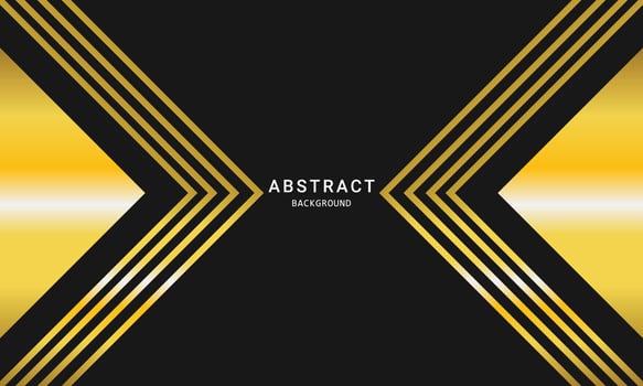 Black golden background for social media design vector