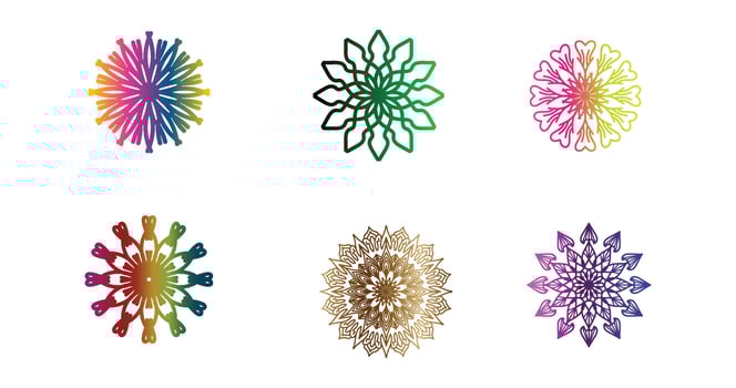 colorful mandala , set mandala,Mandalas, Vintage decorative element, Oriental pattern, vector, Islam, Arabic, Indian, turkish, pakistan, chinese, ottoman motifs, luxury ornamental mandala vector