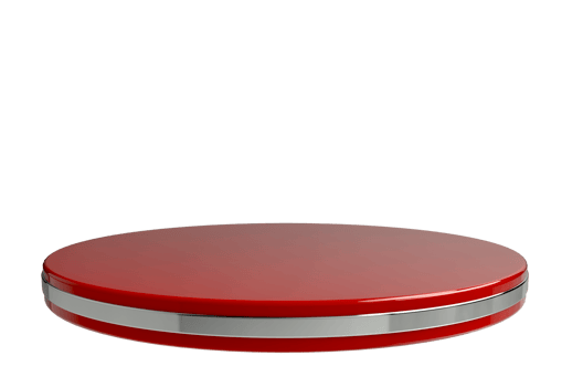 Empty podium or pedestal display on PNG Transparent background with cylinder stand concept. Blank product shelf. 3D rendering