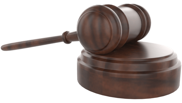 Judge hammer law gavel. Auction court hammer bid authority concept symbol PNG Transparent Background