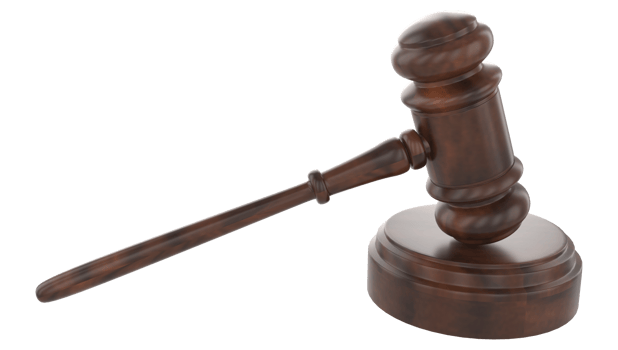Judge hammer law gavel. Auction court hammer bid authority concept symbol PNG Transparent Background