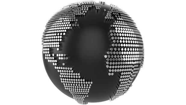 3d world map globe Transparent PNG