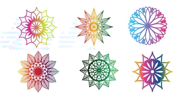 colorful mandala , set mandala,Mandalas, Vintage decorative element, Oriental pattern, vector, Islam, Arabic, Indian, turkish, pakistan, chinese, ottoman motifs, luxury ornamental mandala vector