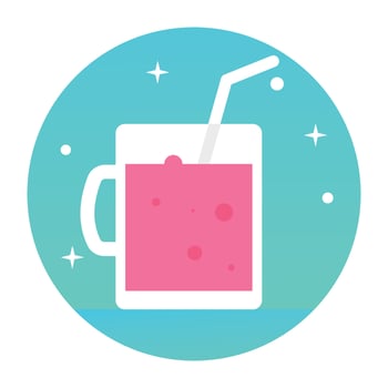 Trendy Juice Concepts vector