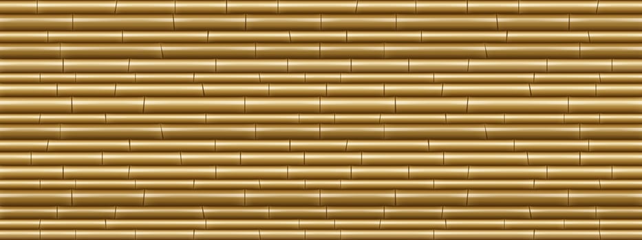 Brown bamboo wall texture seamless pattern vector