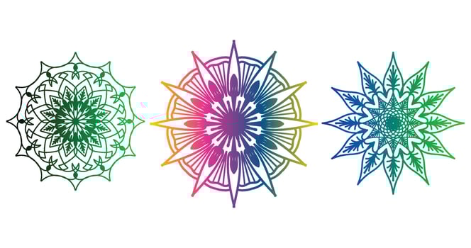 colorful mandala , set mandala,Mandalas, Vintage decorative element, Oriental pattern, vector, Islam, Arabic, Indian, turkish, pakistan, chinese, ottoman motifs, luxury ornamental mandala vector