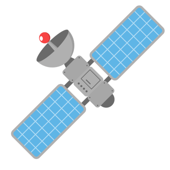 Satellite Space PNG Illustration