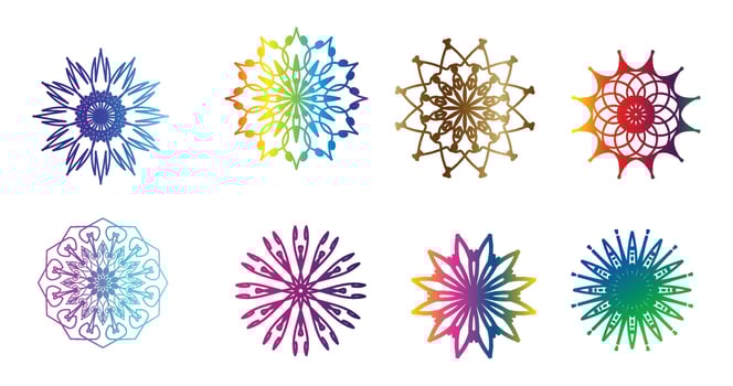 colorful mandala , set mandala,Mandalas, Vintage decorative element, Oriental pattern, vector, Islam, Arabic, Indian, turkish, pakistan, chinese, ottoman motifs, luxury ornamental mandala vector