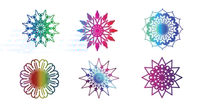 colorful mandala , set mandala,Mandalas, Vintage decorative element, Oriental pattern, vector, Islam, Arabic, Indian, turkish, pakistan, chinese, ottoman motifs, luxury ornamental mandala vector