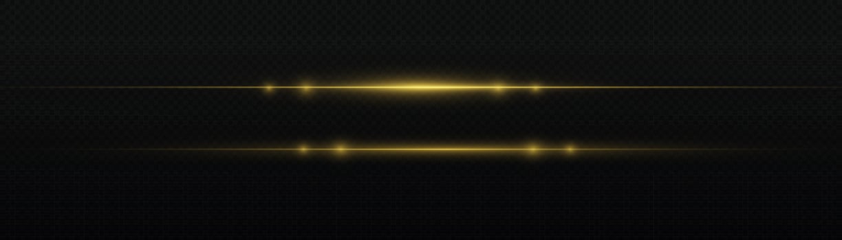 Horizontal beams of light. Beautiful light reflections. Glowing stripes on a light background. Glowing abstract sparkling background. Set of white horizontal highlights. Laser beams. spark and stars. vector