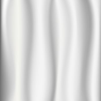 Silver silky curtain background. vector