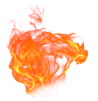 hot fire flames png