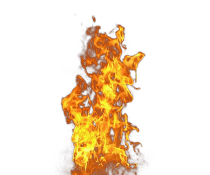 hot fire flames png