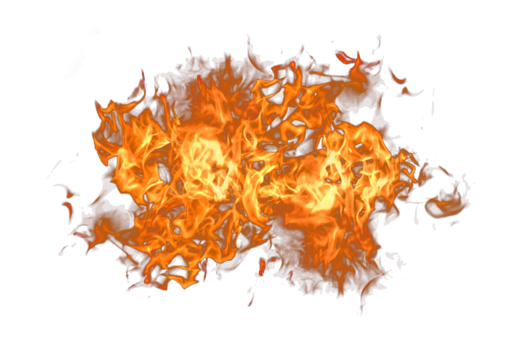 hot fire flames png