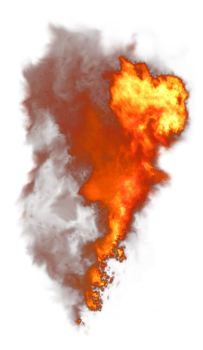 hot fire flames png