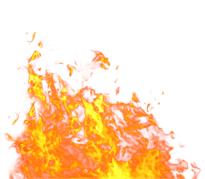 hot fire flames png