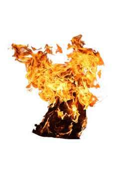 hot fire flames png