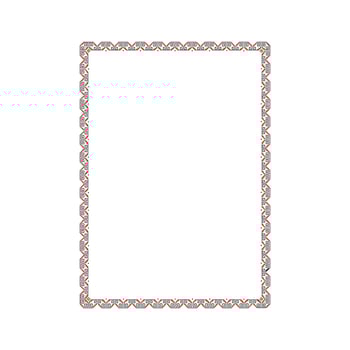 Islamic Art Border and Frame for Inside Cover Prayer Book, Ready add text. Greeting, useful isolated on white background vector