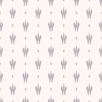 Ethnic white grey color wallpaper pattern. Small geometric ethnic abstract shape seamless pattern background. Use for fabric, textile, interior decoration elements, upholstery, wrapping. vector