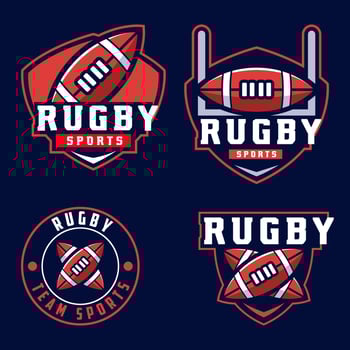Rugby Sports Logo vector
