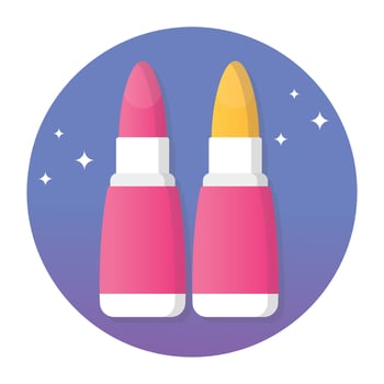 Trendy Lipstick Concepts vector