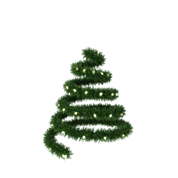 Christmas tree 3d element png