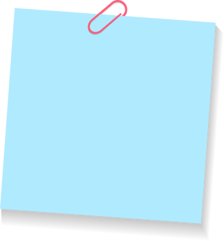 Blank Sticky Note Reminder Paper png