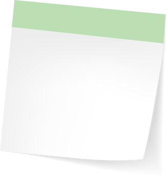 Blank Sticky Note Reminder Paper png