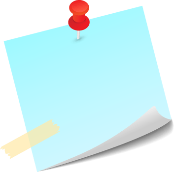 Blank Sticky Note Reminder Paper png