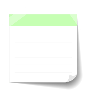Blank Sticky Note Reminder Paper png